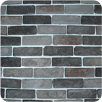 Pyrite thin bricks
